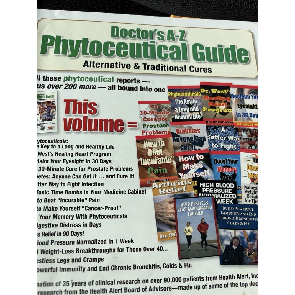Doctor's A-Z Phytoceutical Guide Alternative & Traditional Cures Medical